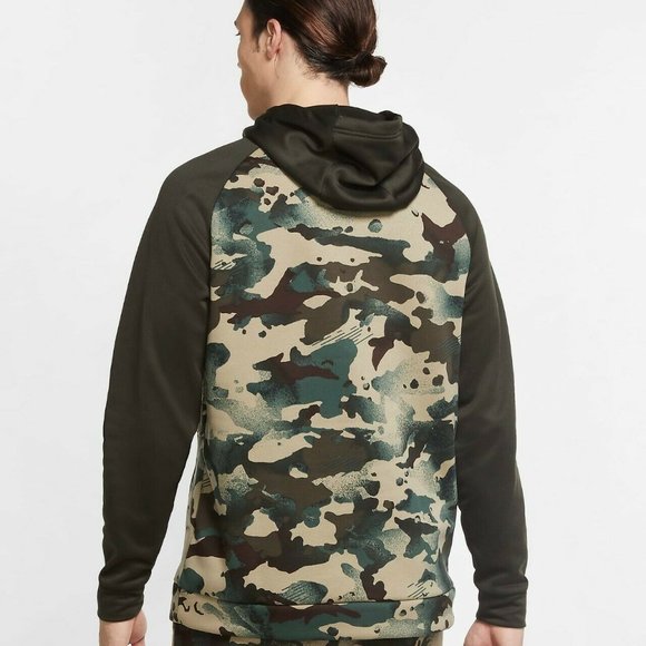 Men's Nike Therma Camo Pullover Hoddie Sweatshirt - Picture 2 of 6